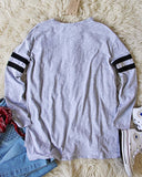 Everyday Cozy Tee in Gray: Alternate View #4