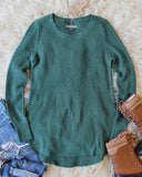 Everyday Layering Sweater in Pine: Alternate View #1