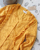 Mustard + Eyelet Love Top: Alternate View #3