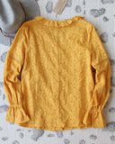 Mustard + Eyelet Love Top: Alternate View #4