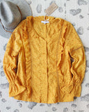 Mustard + Eyelet Love Top: Alternate View #2