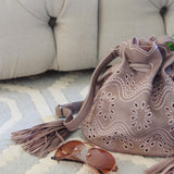 Eyelet & Tassel Tote: Alternate View #2