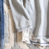 Fable & Fringe Lace Sweatshirt: Alternate View #3