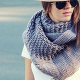 The Fable Knit Scarf in Taupe: Alternate View #2