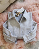 Dried Sage Shirt Jacket in Gray: Alternate View #6