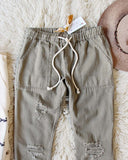 Faded Sage Pants in Dusty Sage: Alternate View #2