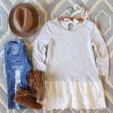 Fall Tale Lace Sweatshirt: Alternate View #1