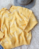 Falling Star Sweater in Daffodil: Alternate View #2