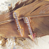 Feather Arrow Earrings: Alternate View #1