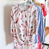 Feather Knot Tee: Alternate View #2