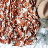 Femme Rust Maxi Dress: Alternate View #3