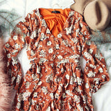 Femme Rust Maxi Dress: Alternate View #4