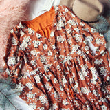 Femme Rust Maxi Dress: Alternate View #1