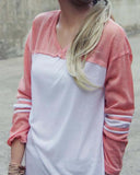 The Fenley Tee in Pink: Alternate View #1