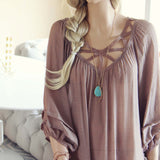 Festival Dress in Sand: Alternate View #2