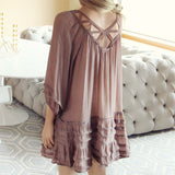 Festival Dress in Sand: Alternate View #4