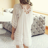 Festival Dress in White: Alternate View #4