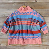 Fireside Autumn Knit Sweater in Pink: Alternate View #4