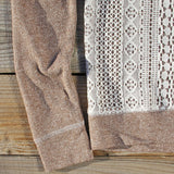 Fireside Nights Lace Sweatshirt: Alternate View #3