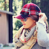 The Fireside Plaid Hat: Alternate View #2