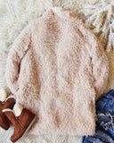 Fireside Shearling Coat in Dusty Pink: Alternate View #4