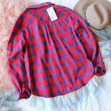 Flannel & Lace Top: Alternate View #3