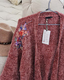 Flora Valley Sweater in Mauve: Alternate View #2