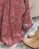 Flora Valley Sweater in Mauve: Alternate View #3