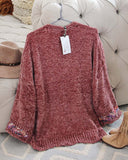 Flora Valley Sweater in Mauve: Alternate View #4