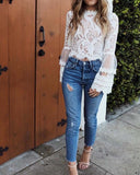 Florence Lace Top: Alternate View #1