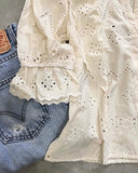 Eyelet Love Top: Alternate View #3