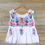 Flores Embroidered Blouse: Alternate View #1