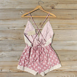 Flower Child Lace Romper in Desert: Alternate View #4