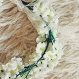 Flower Crown in White: Alternate View #2