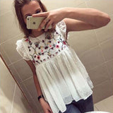 Flower Moon Top: Alternate View #1