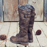 The Flurry & Smoke Boots in Khaki: Alternate View #3