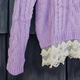 Misty Lake Fisherman's Sweater: Alternate View #3