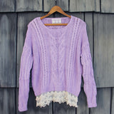 Misty Lake Fisherman's Sweater: Alternate View #1