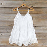 Fortune Teller Romper in White: Alternate View #4