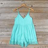 Fortune Teller Romper in Mint: Alternate View #1