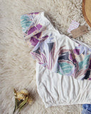 Free People Maui Ruffle Top in White: Alternate View #2