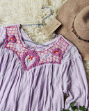 Free People Sweet Begonia Tee in Lilac: Alternate View #2