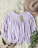 Free People Sweet Begonia Tee in Lilac: Alternate View #3