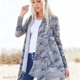 The French Camo Cardigan: Alternate View #2