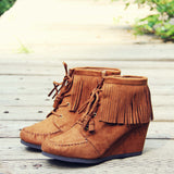 Wild & Wander Moccasins in Brown: Alternate View #1