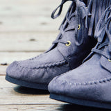 Wild & Wander Moccasins in Gray: Alternate View #2