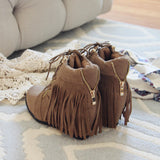 Fringe Walker Booties: Alternate View #2