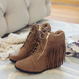 Fringe Walker Booties: Alternate View #1