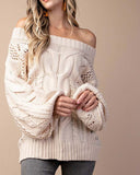 Frost & Ash Sweater in Cream: Alternate View #4