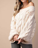 Frost & Ash Sweater in Cream: Alternate View #5